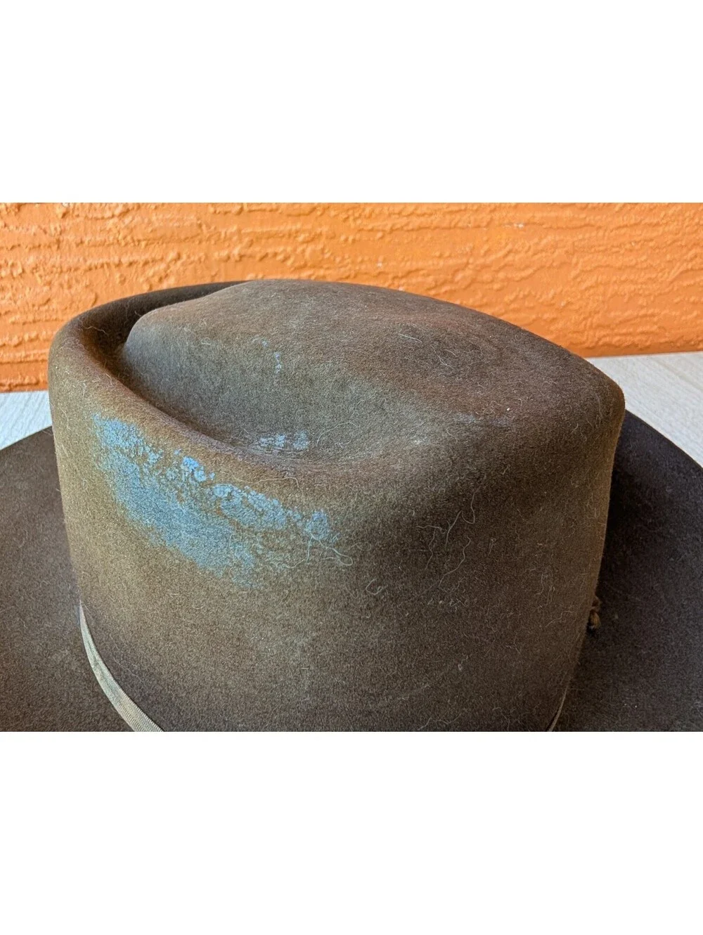 Vintage The Westerners Missoula MT Brown Felt Western Cowboy Hat Size 7–7 1/8...